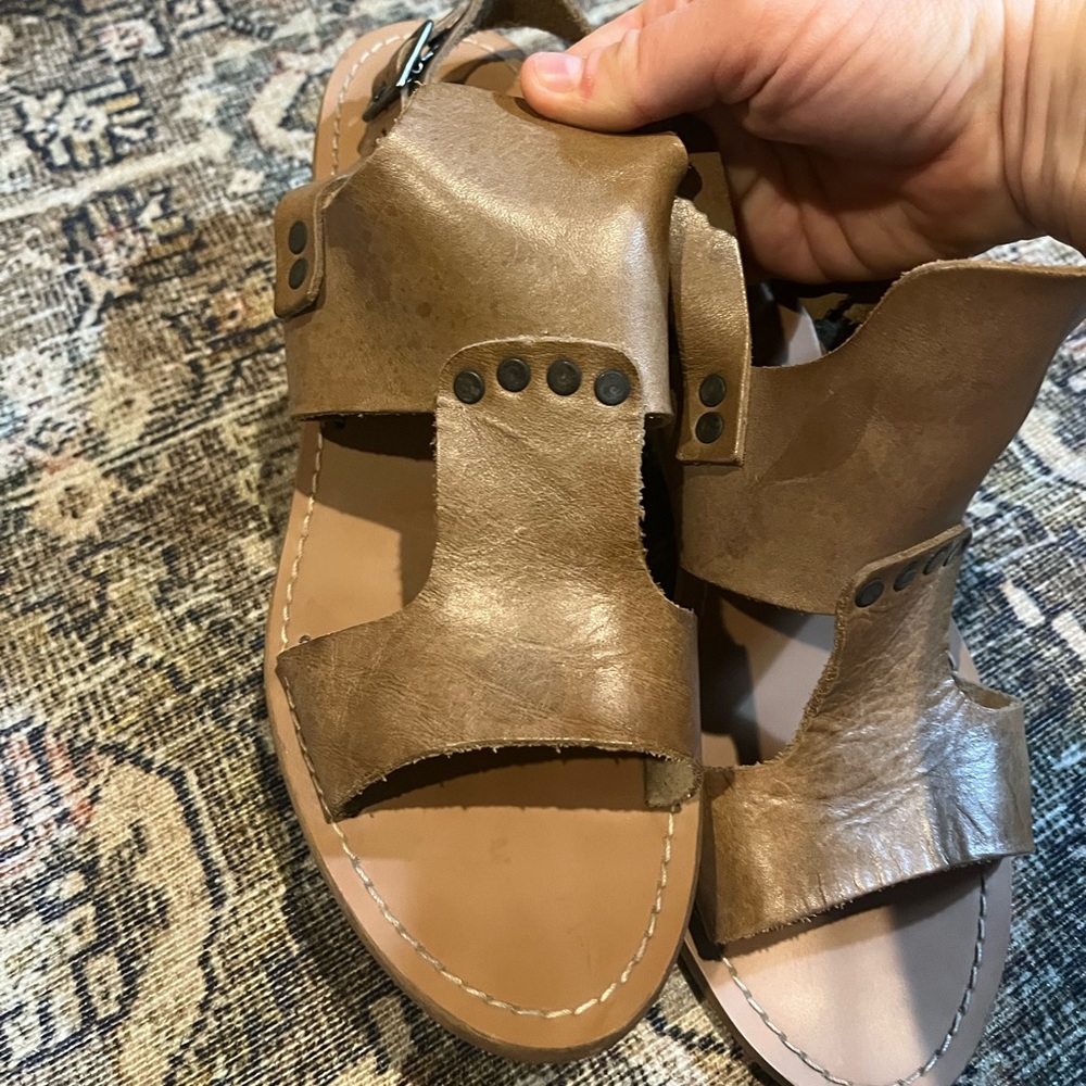 Barbara Barbieri Leather Sandals 9 View 6